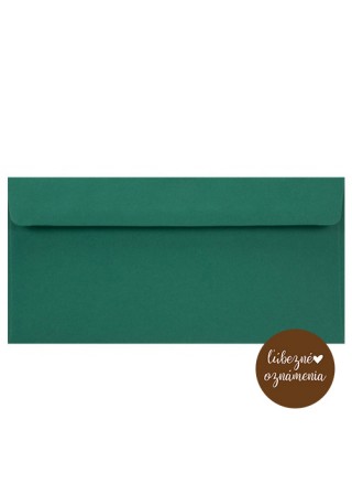 Farebná obálka DL - 90 g - smaragdová